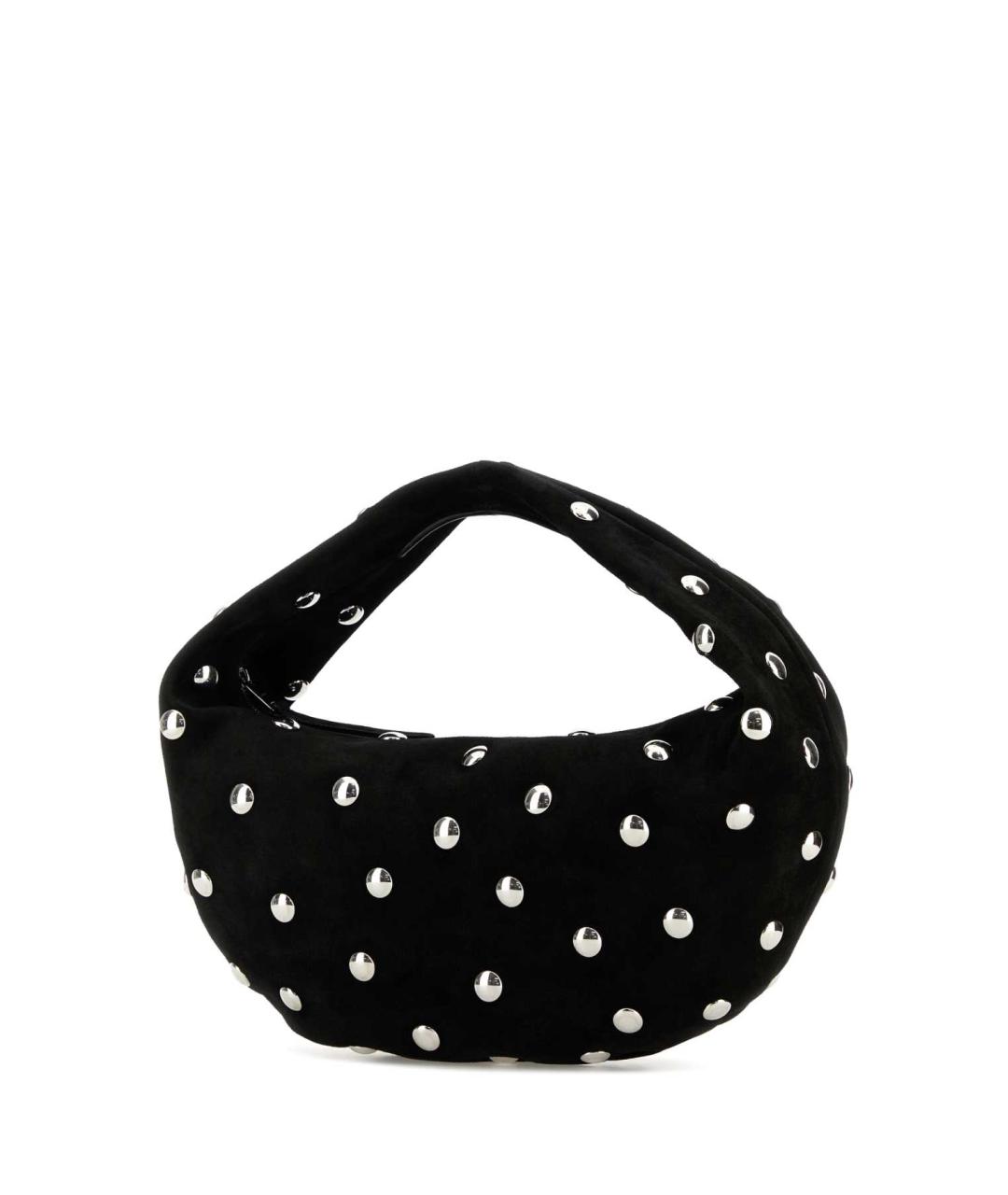 KHAITE Черная замшевая сумка через плечо, фото 2