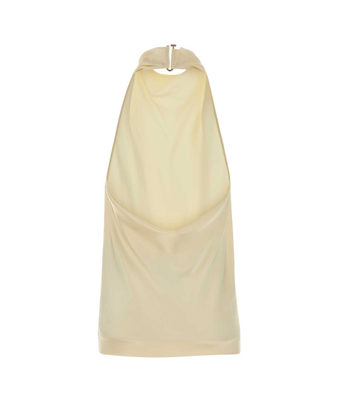 STELLA MCCARTNEY Желтая вискозная майка, фото 2