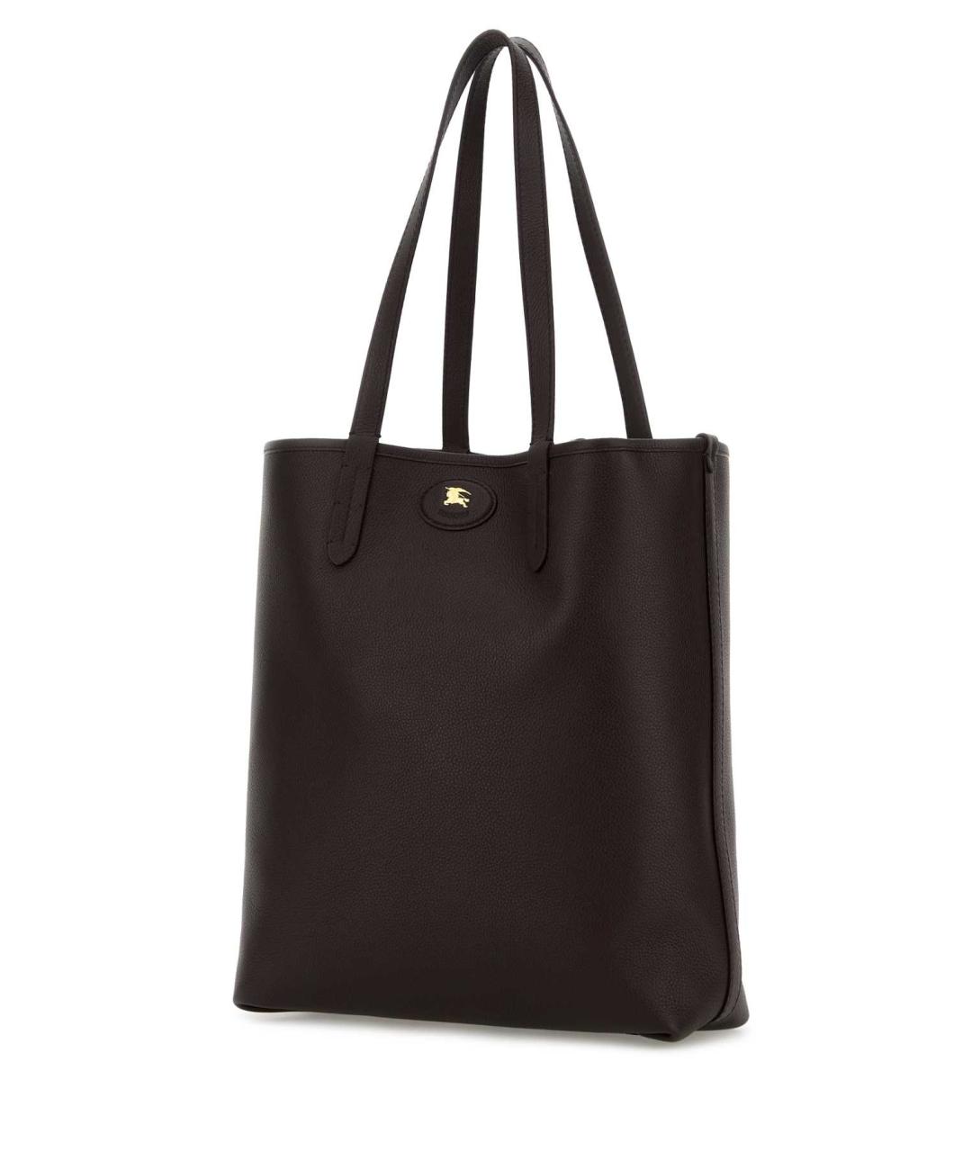 BURBERRY Коричневая кожаная сумка тоут, фото 2