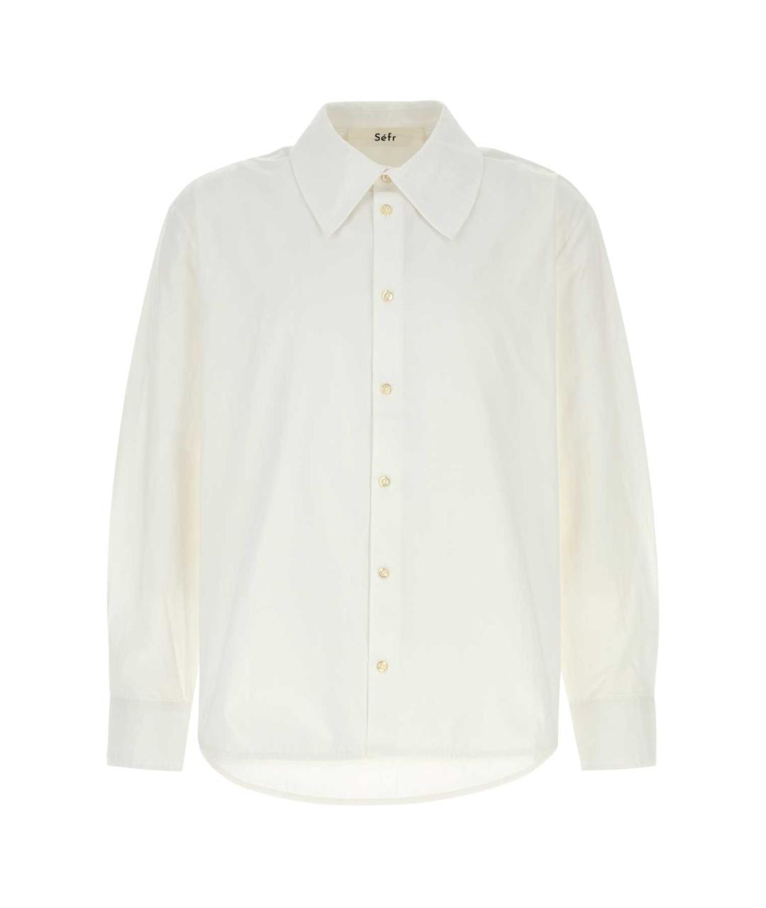 SEFR Белая хлопковая классическая рубашка, фото 1