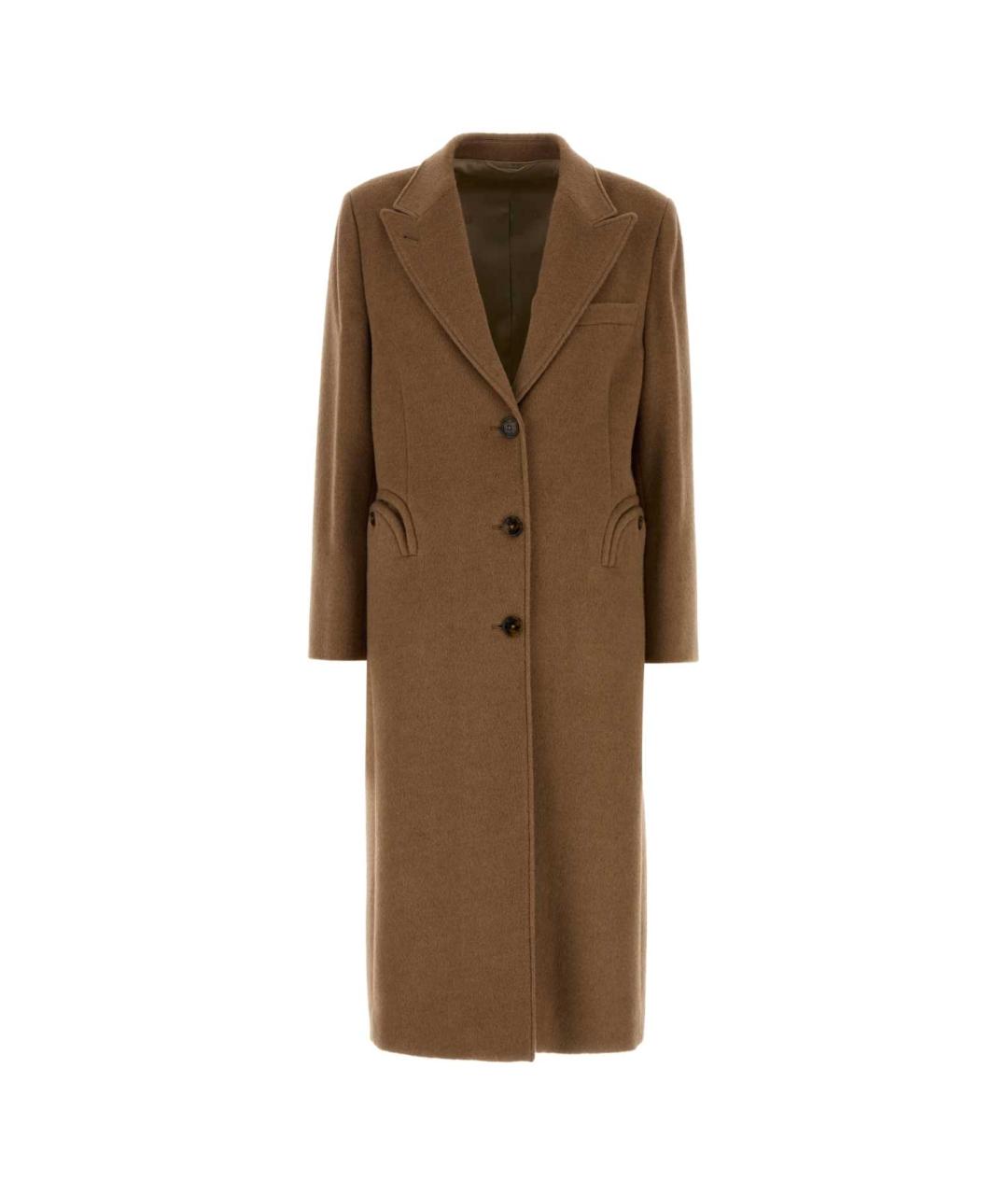 BLAZE MILANO Бежевое шерстяное пальто, фото 1