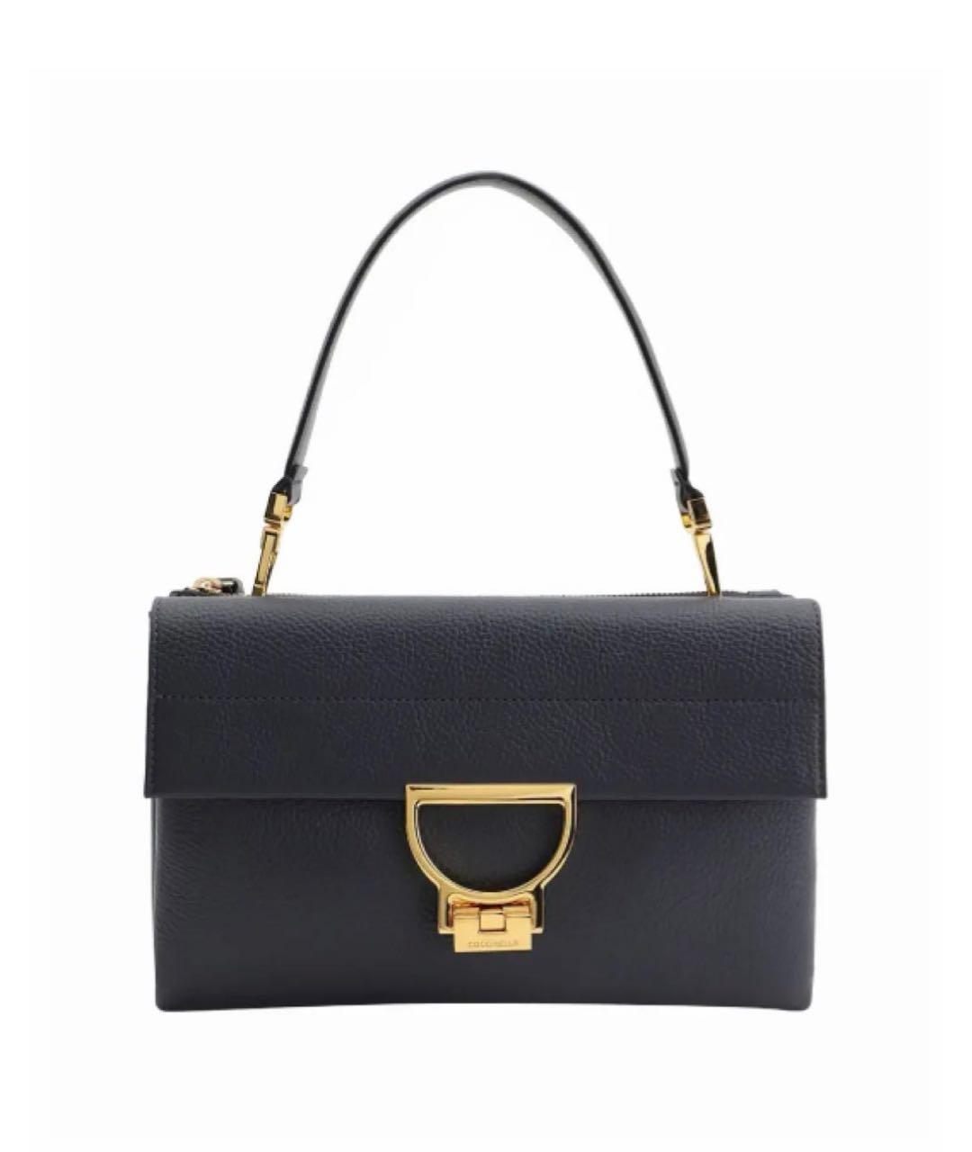 COCCINELLE Темно-синяя кожаная сумка через плечо, фото 7