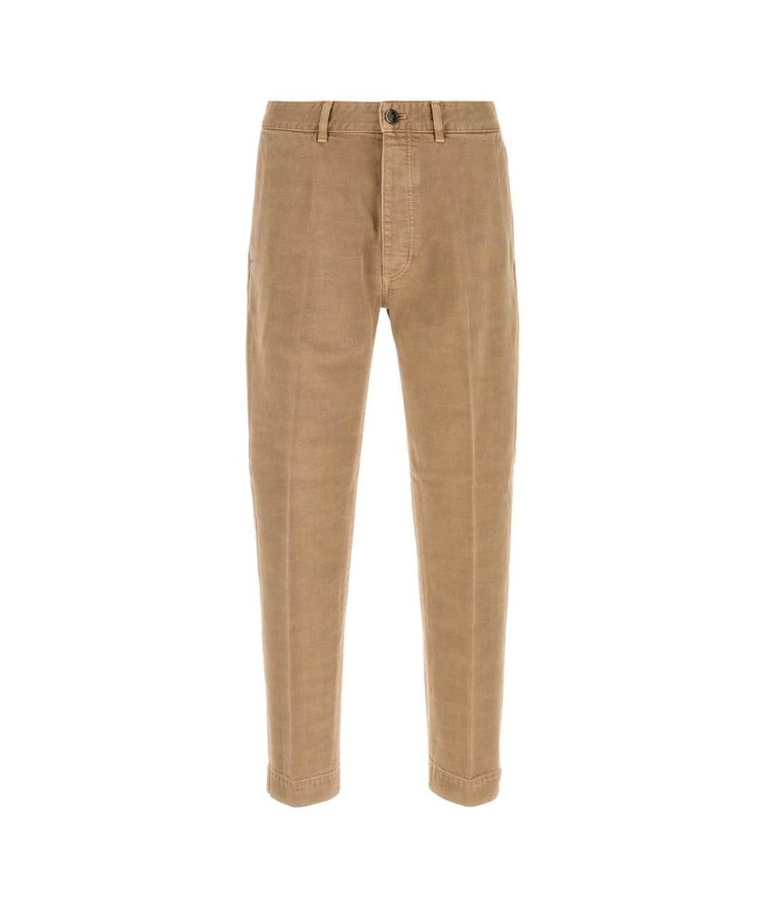 NINE IN THE MORNING Бежевые хлопковые прямые джинсы, фото 1