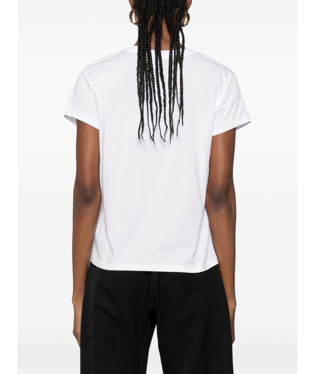 POLO RALPH LAUREN Белая хлопковая футболка, фото 5