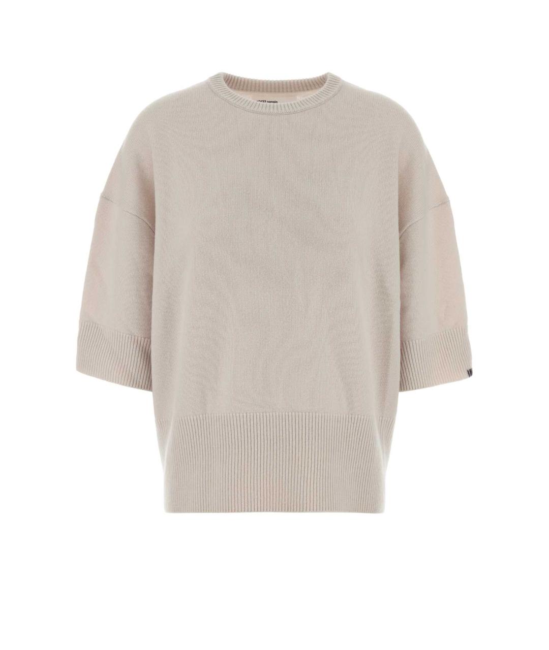 EXTREME CASHMERE Белый кашемировый джемпер / свитер, фото 1