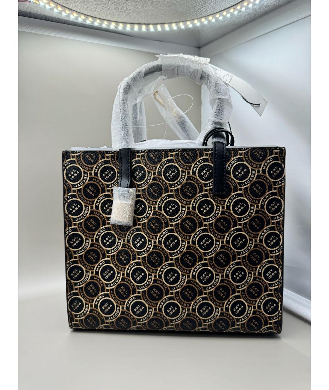 MARC JACOBS Черная кожаная сумка через плечо, фото 7