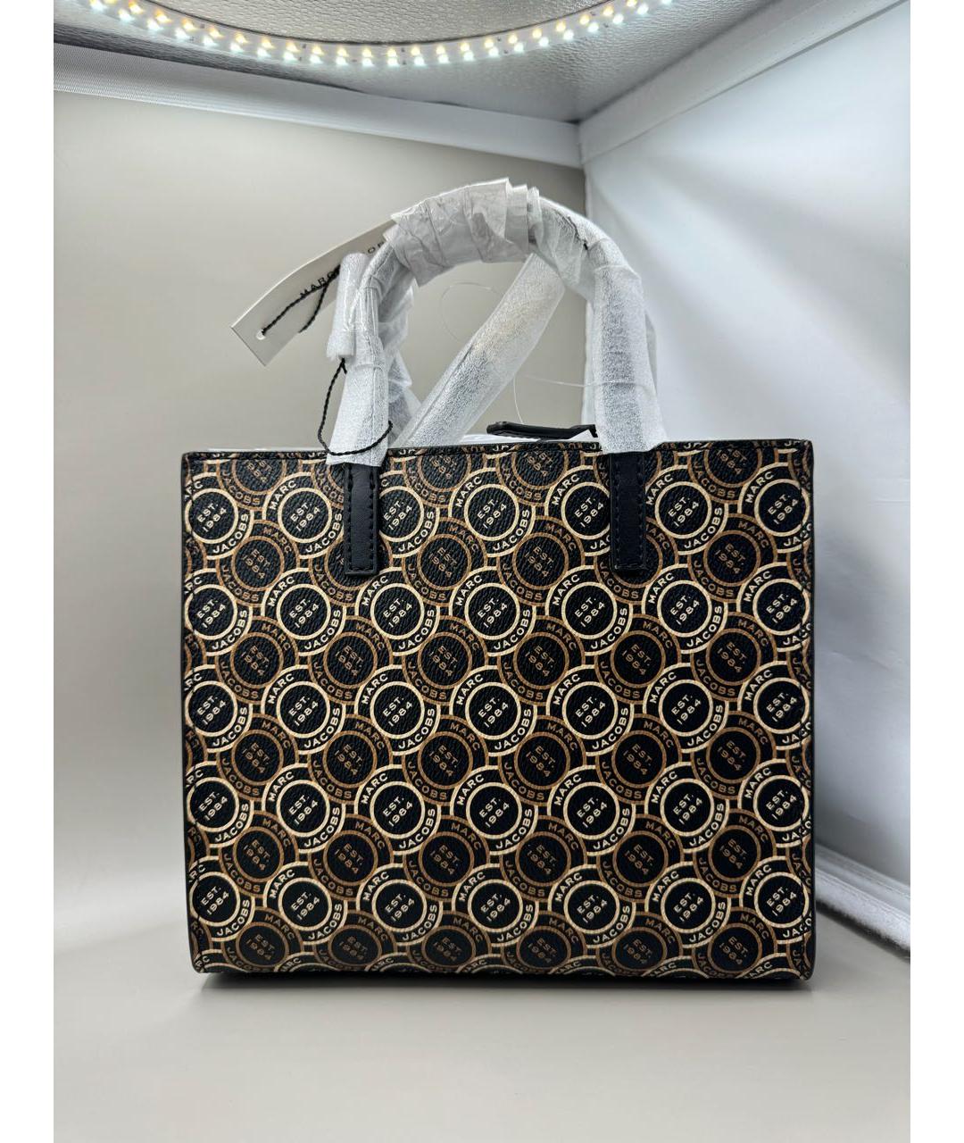 MARC JACOBS Черная кожаная сумка через плечо, фото 4