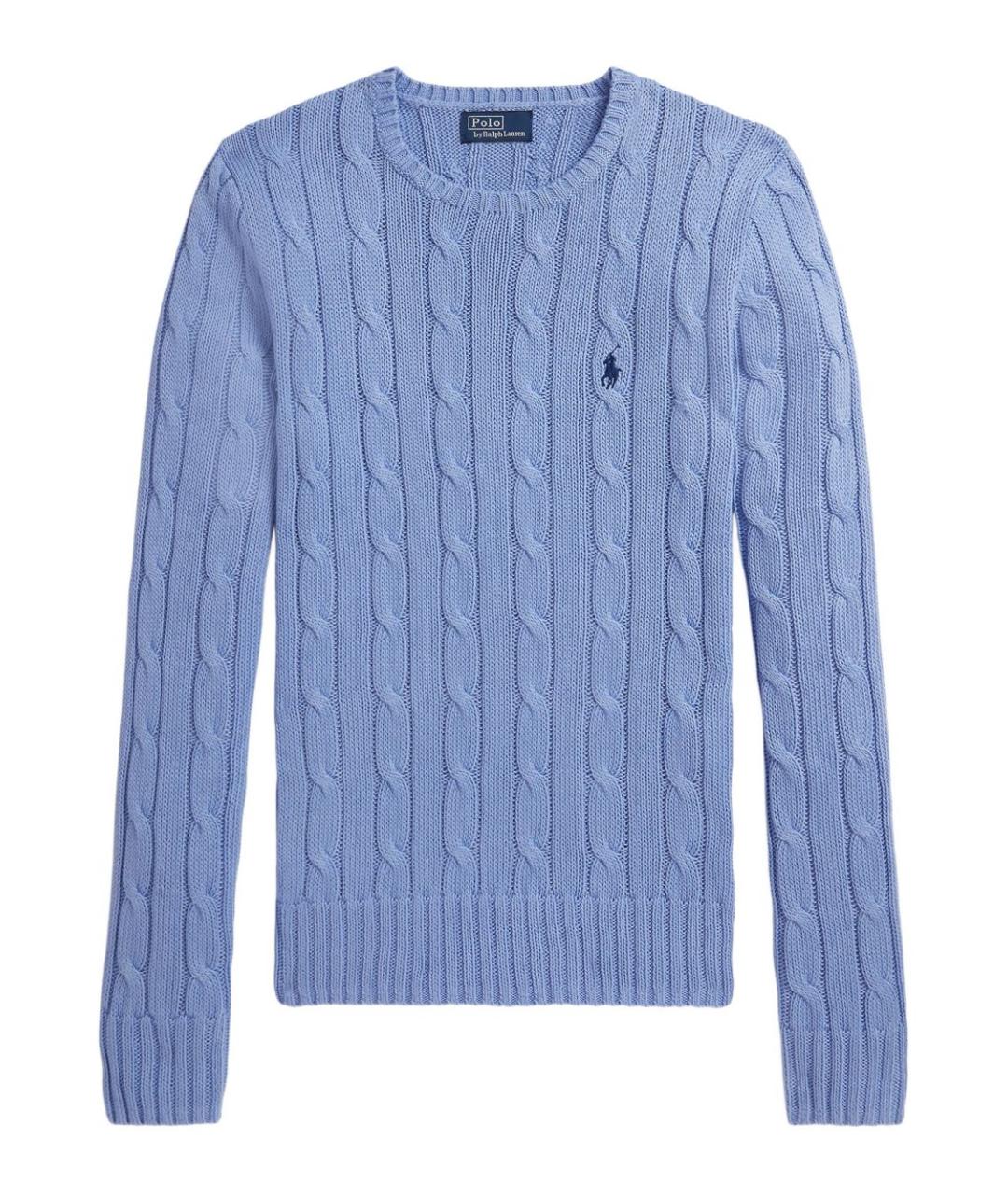 POLO RALPH LAUREN Синий хлопковый джемпер / свитер, фото 1