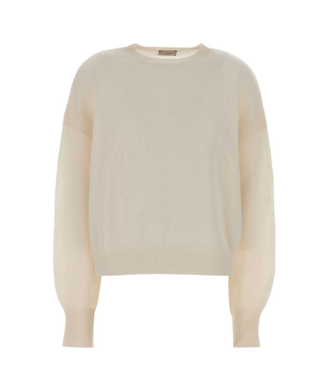 LE KASHA Белый кашемировый джемпер / свитер, фото 1