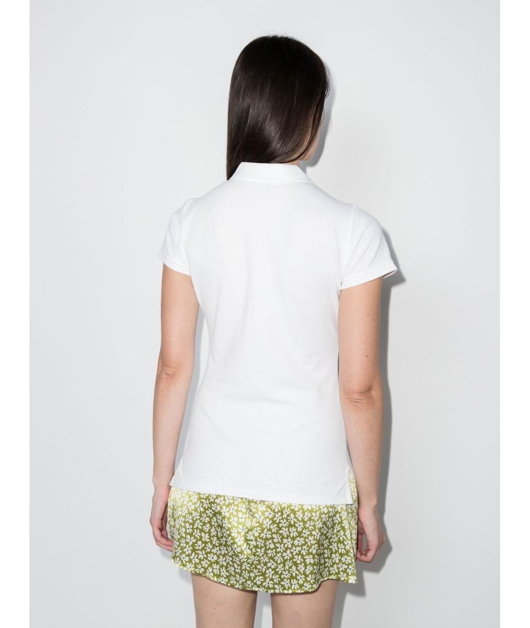 POLO RALPH LAUREN Белая хлопковая футболка, фото 2