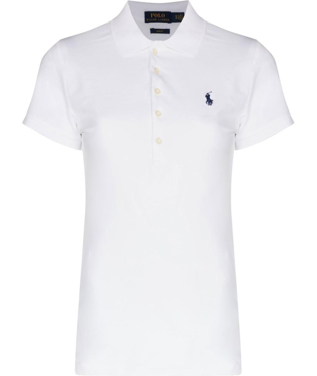 POLO RALPH LAUREN Белая хлопковая футболка, фото 1