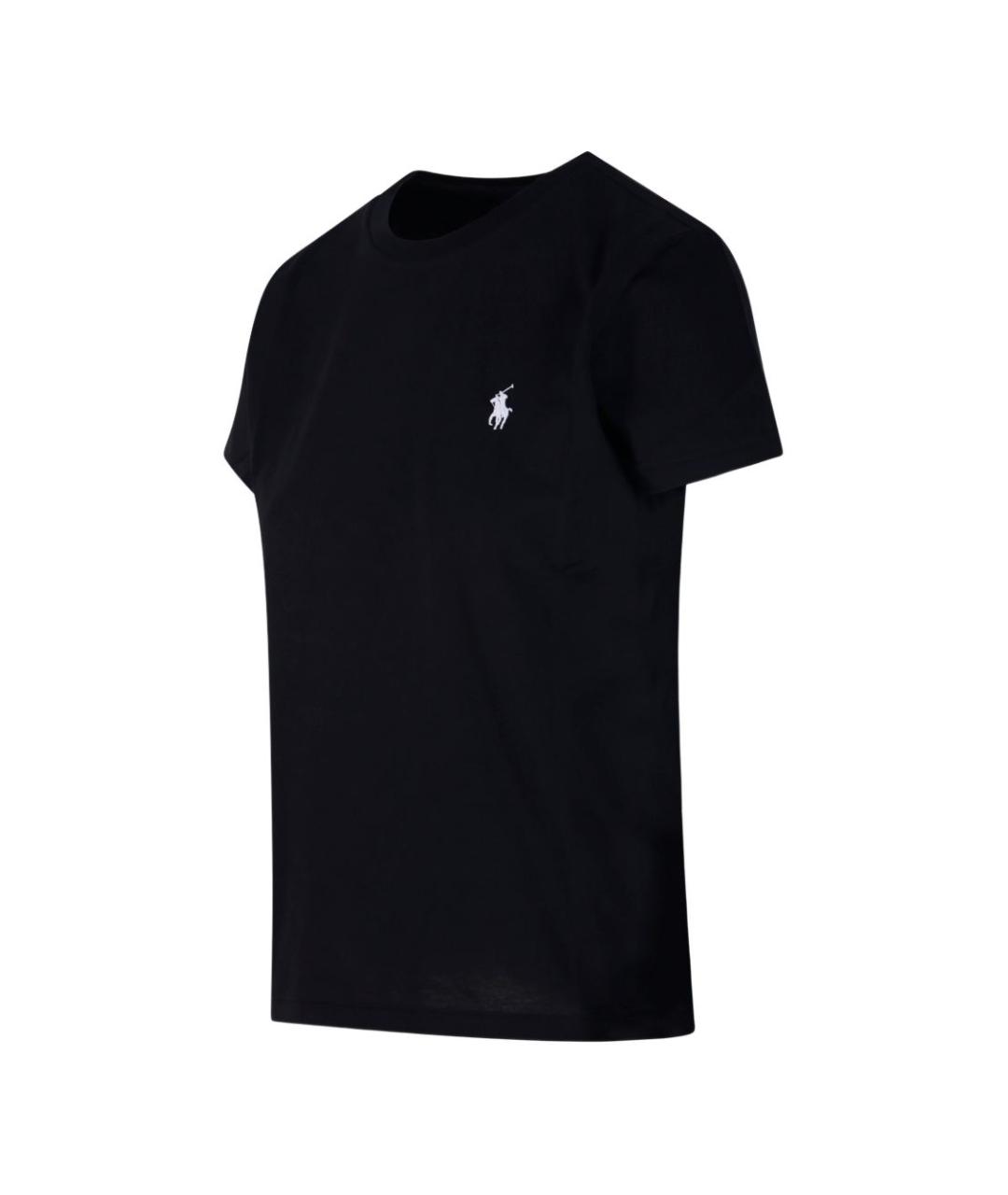 POLO RALPH LAUREN Черная хлопковая футболка, фото 3