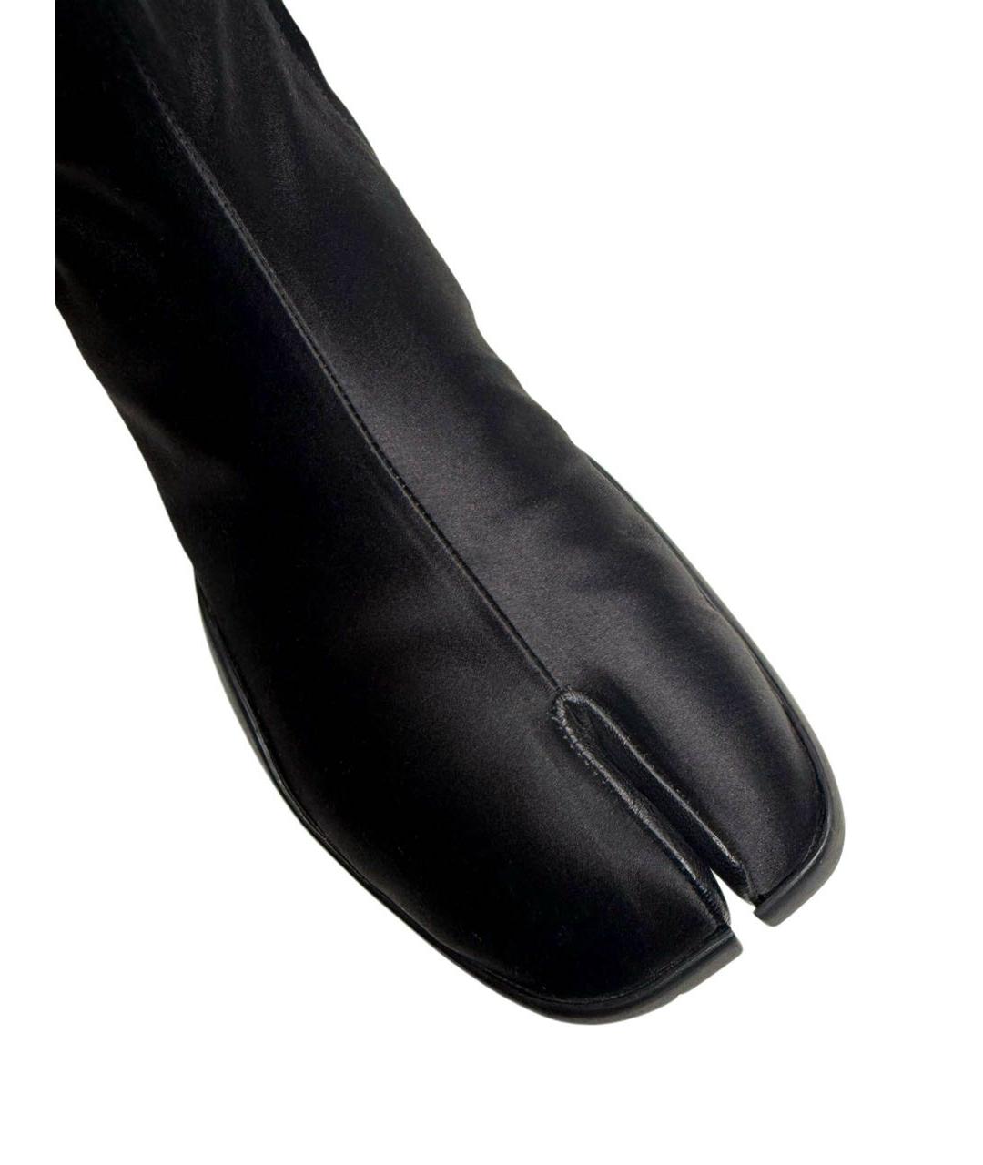 MAISON MARGIELA Черные текстильные кроссовки, фото 4