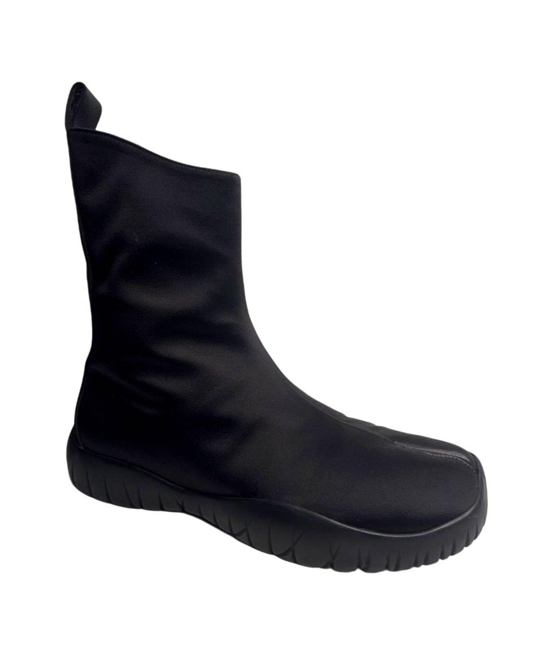 MAISON MARGIELA Черные текстильные кроссовки, фото 9