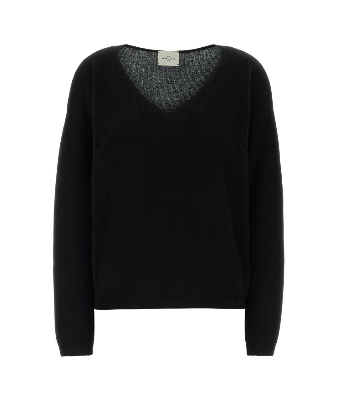 LE KASHA Черный кашемировый джемпер / свитер, фото 1