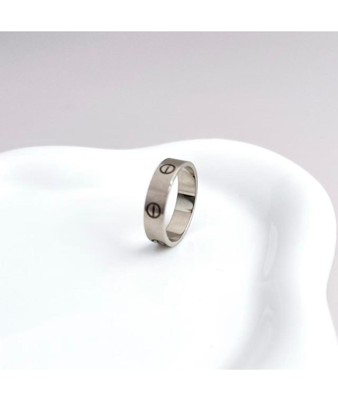 CARTIER Серебряное кольцо из белого золота, фото 4