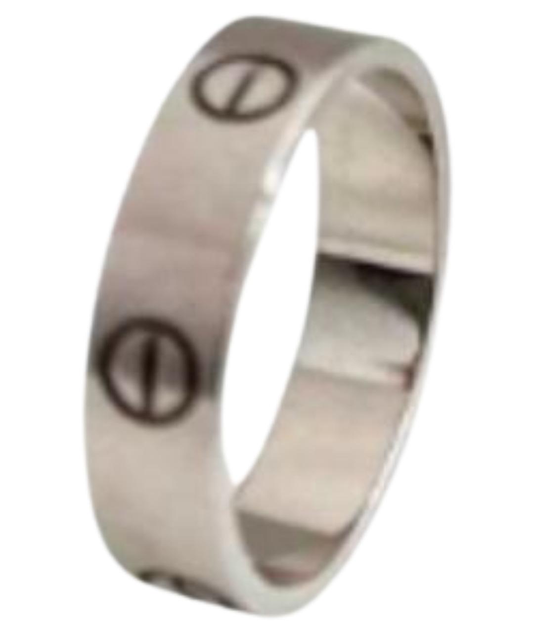 CARTIER Серебряное кольцо из белого золота, фото 1