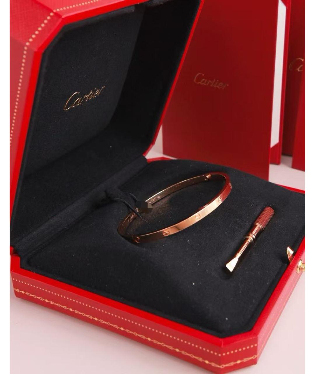 CARTIER Золотой браслет из розового золота, фото 3