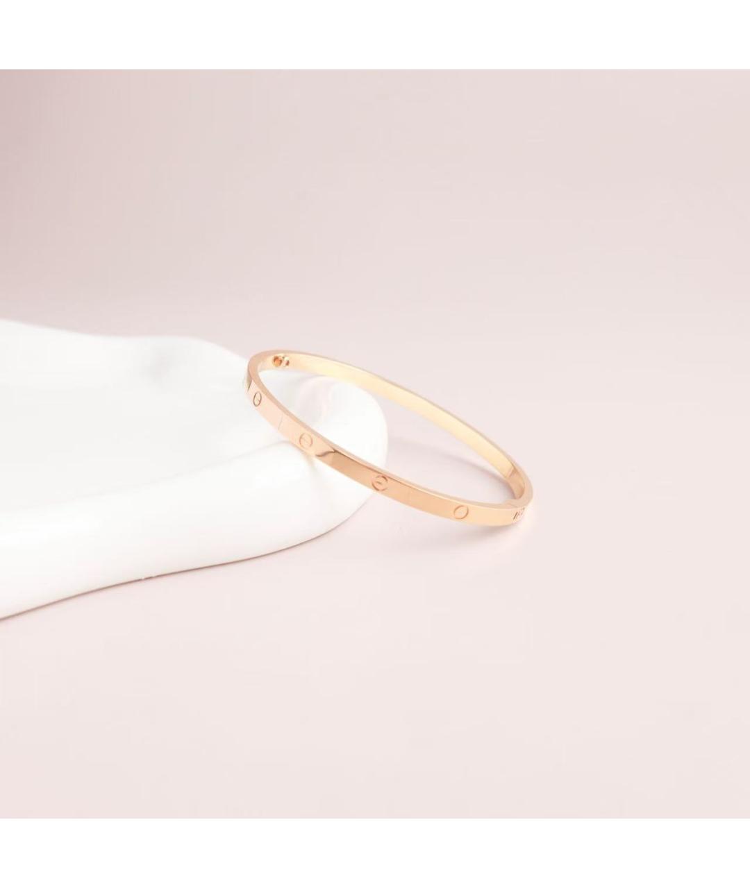 CARTIER Золотой браслет из розового золота, фото 5