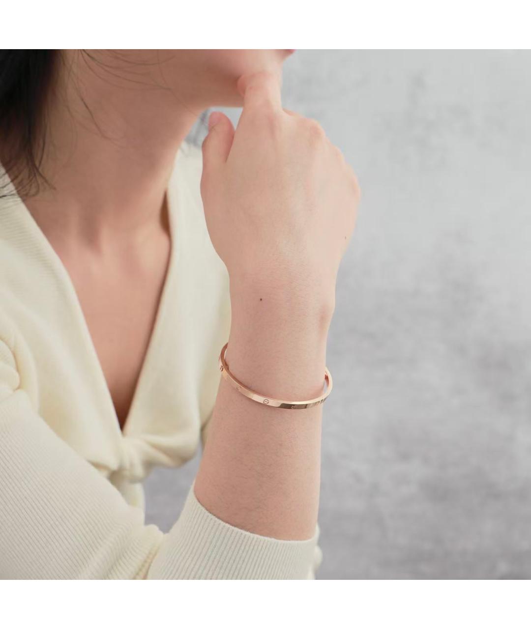 CARTIER Золотой браслет из розового золота, фото 2