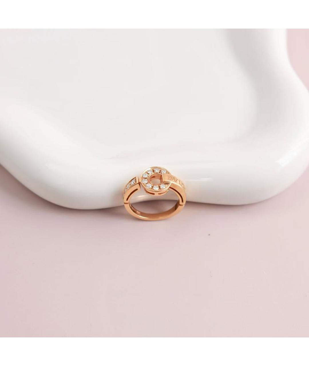 BVLGARI Золотое кольцо из розового золота, фото 3