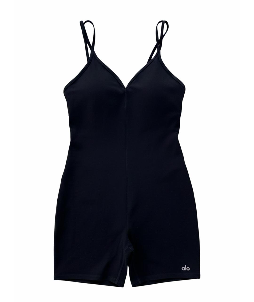 ALO YOGA Черный полиэстеровый комбинезон, фото 1