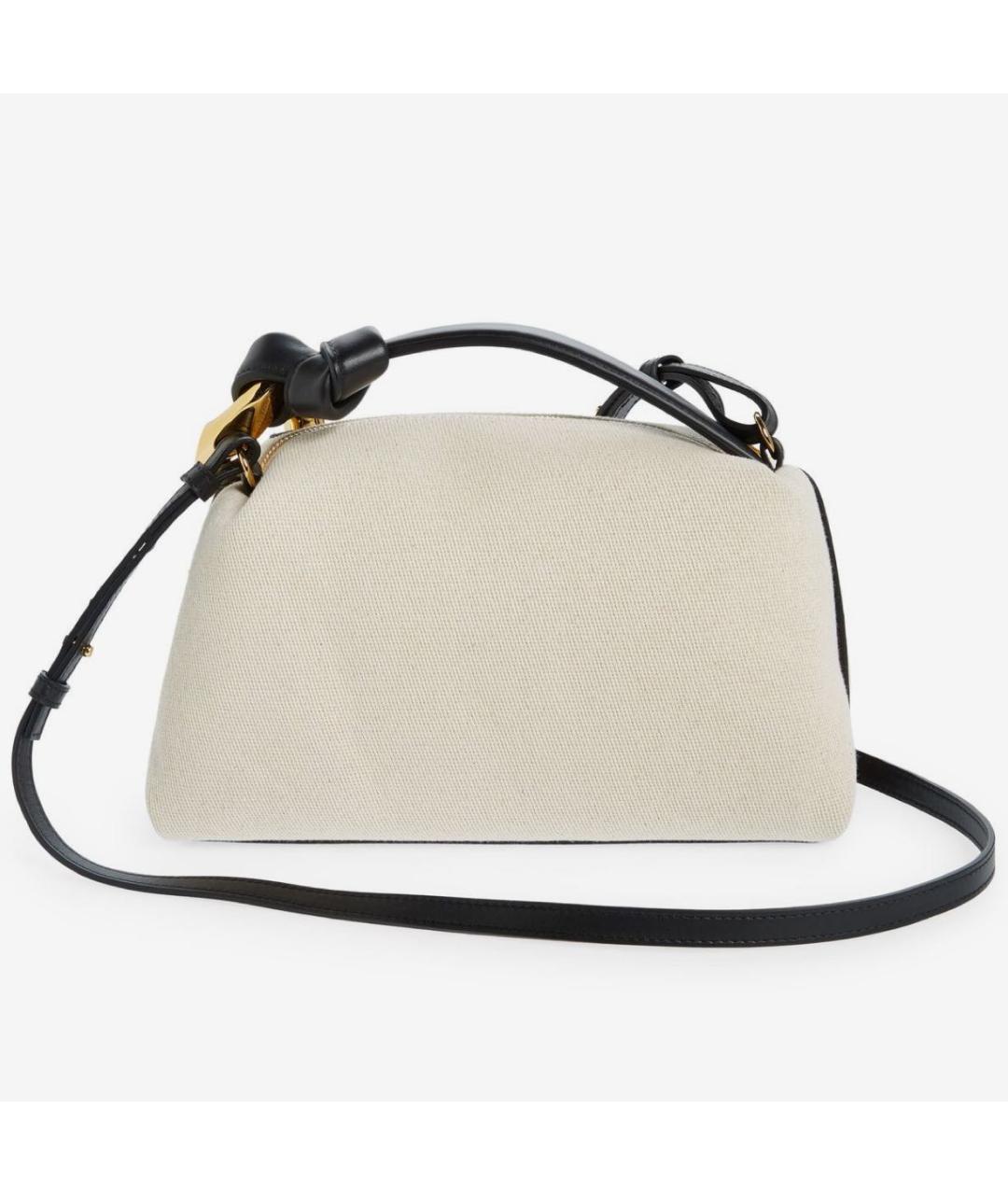 J.W.ANDERSON Бежевая тканевая сумка через плечо, фото 6