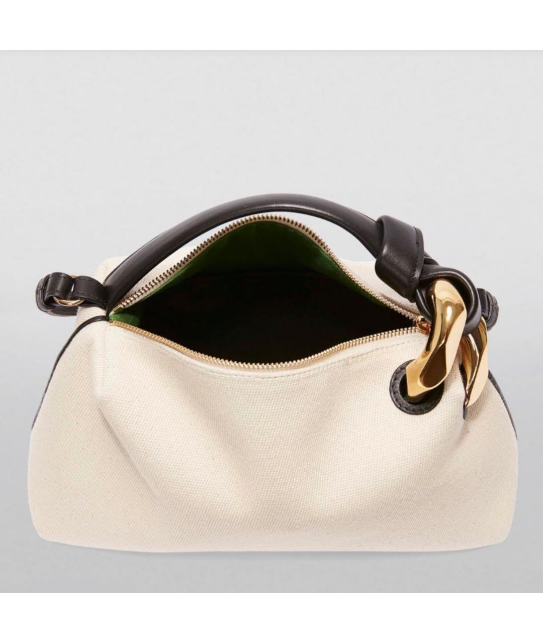 J.W.ANDERSON Бежевая тканевая сумка через плечо, фото 4