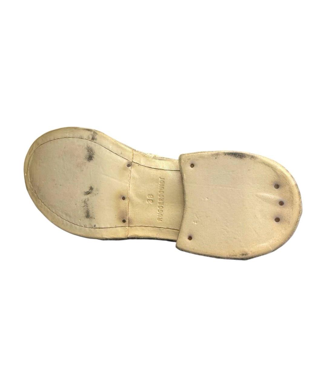 GUIDI Бежевые кожаные лоферы, фото 8