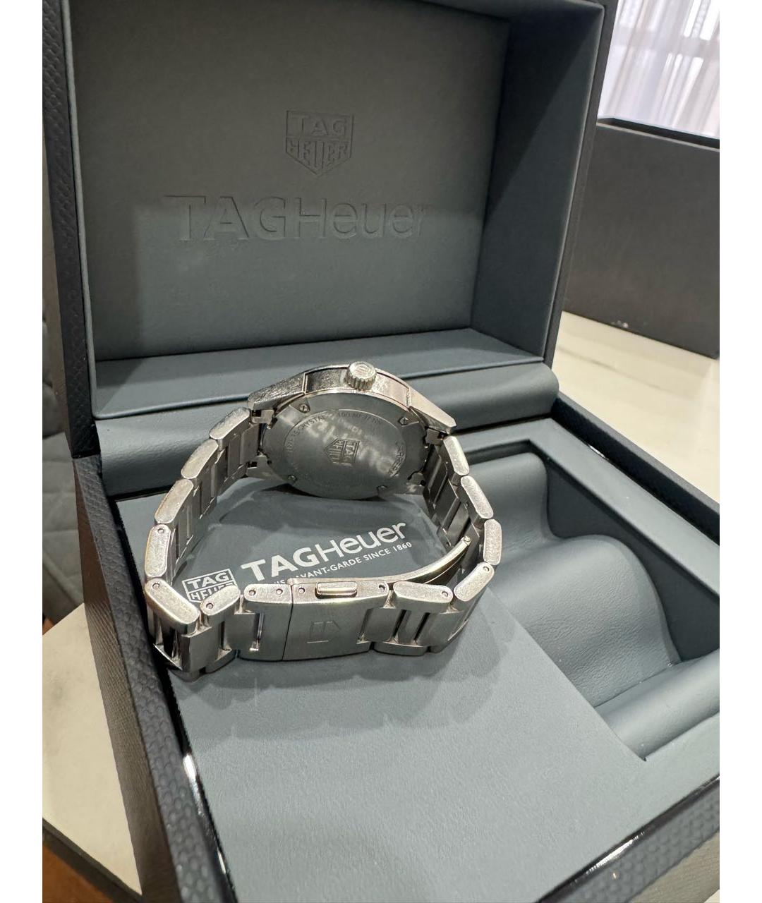 TAG HEUER Серебряные часы, фото 2