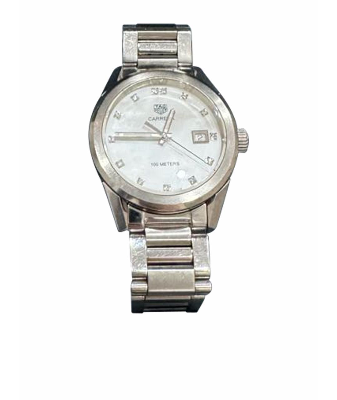 TAG HEUER Серебряные часы, фото 1