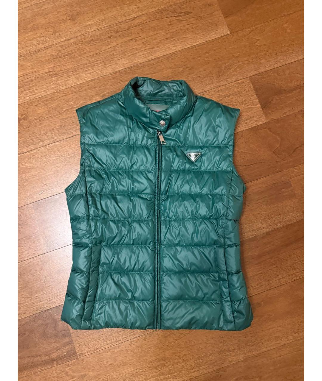 PRADA Зеленый жилет, фото 3