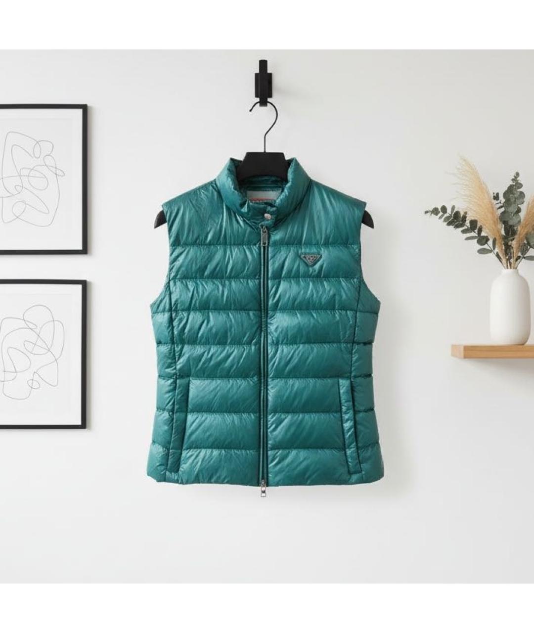 PRADA Зеленый жилет, фото 2