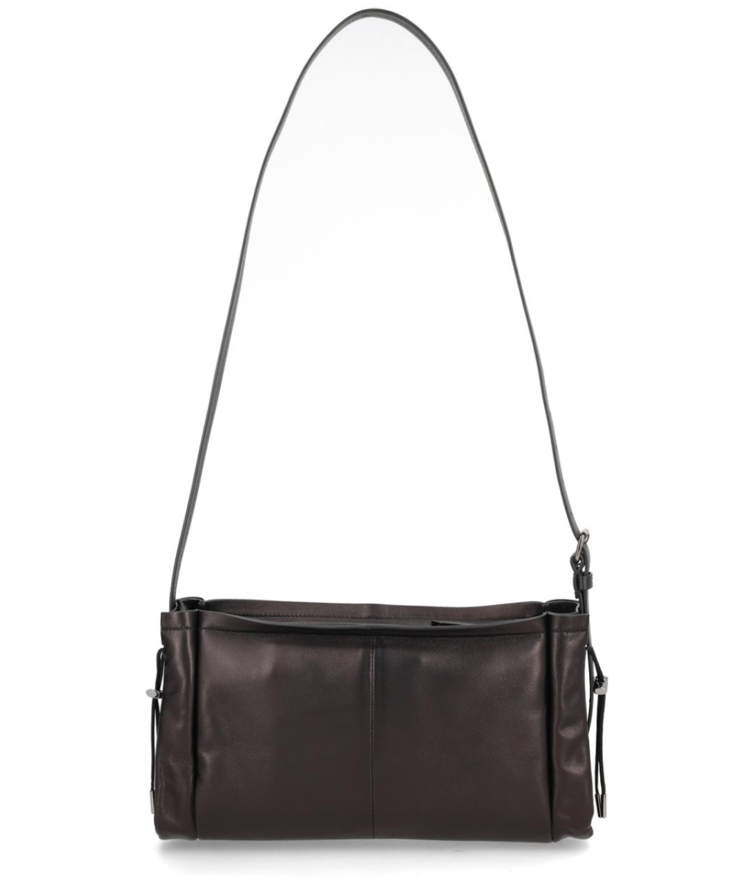 MAISON MARGIELA Черная кожаная сумка через плечо, фото 3