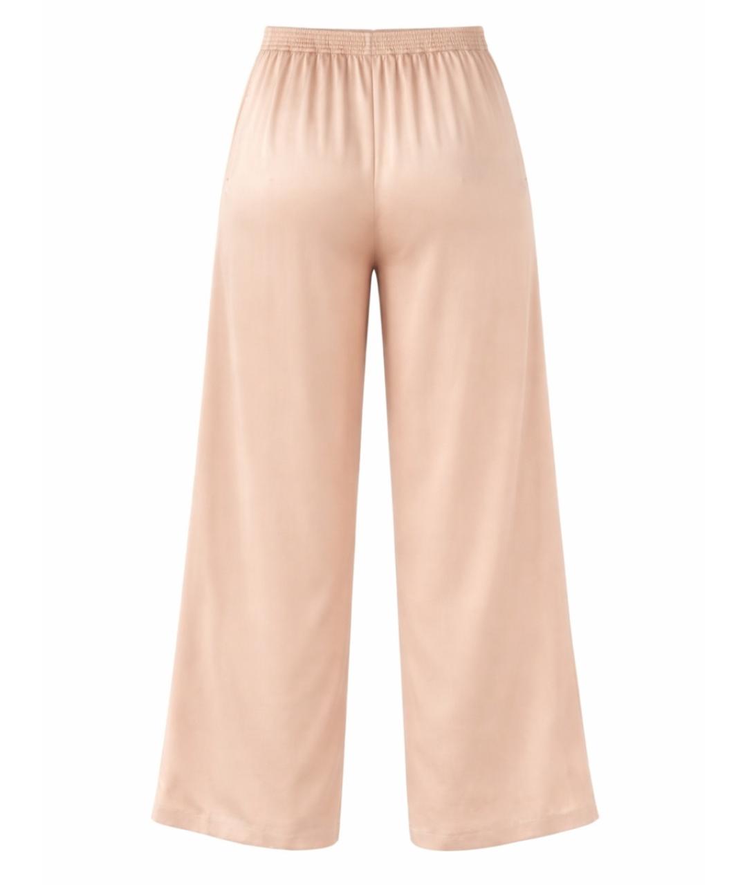 FABIANA FILIPPI Розовые вискозные прямые брюки, фото 3