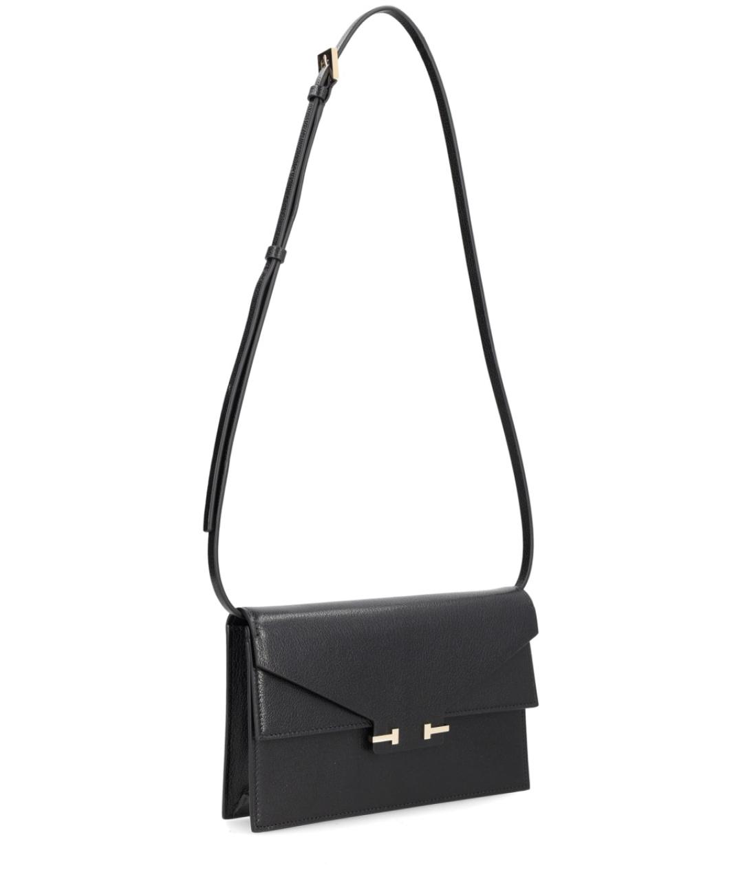 TOM FORD Черная кожаная сумка через плечо, фото 2
