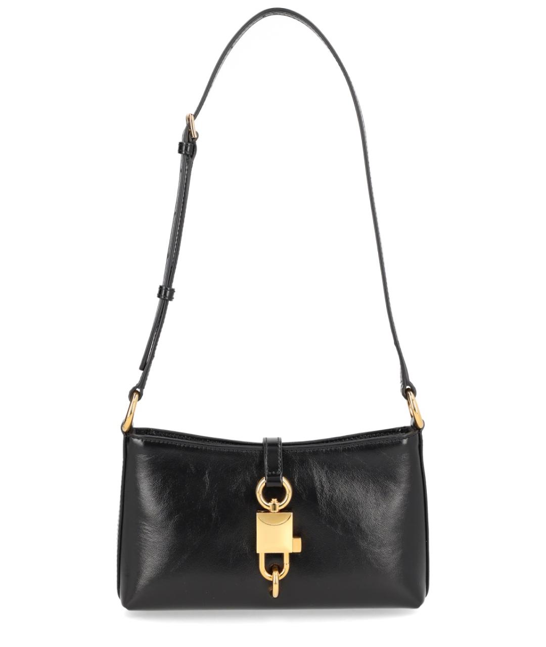 DOLCE&GABBANA Черная кожаная сумка через плечо, фото 1