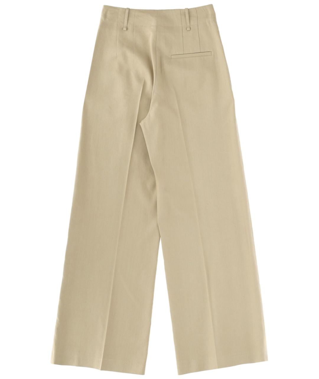 ALYSI Бежевые вискозные брюки широкие, фото 2