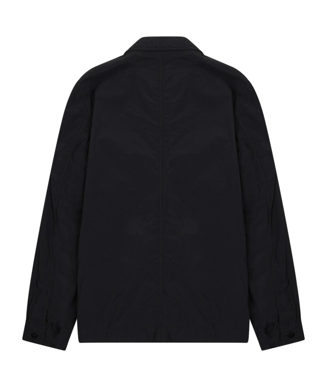 STONE ISLAND Черная полиамидовая куртка, фото 2