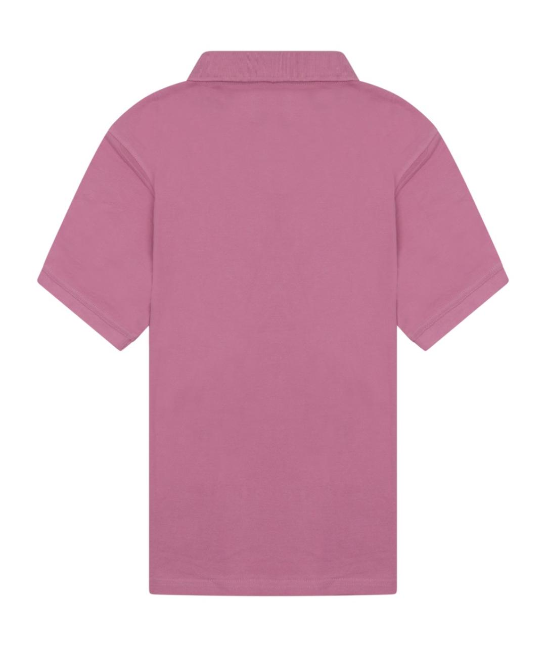 BARBOUR Розовое хлопковое поло с коротким рукавом, фото 2