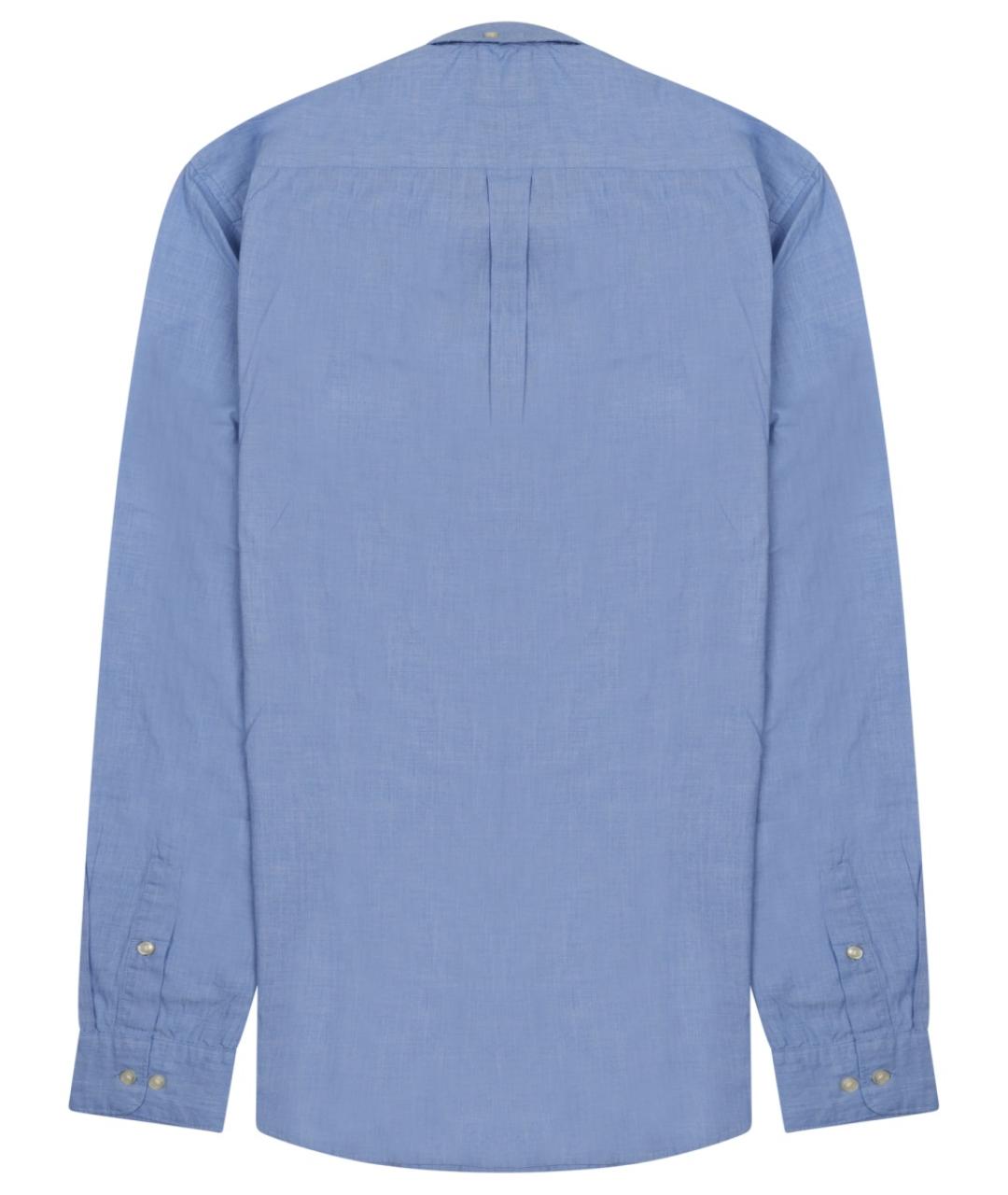 BARBOUR Синяя хлопковая кэжуал рубашка, фото 2