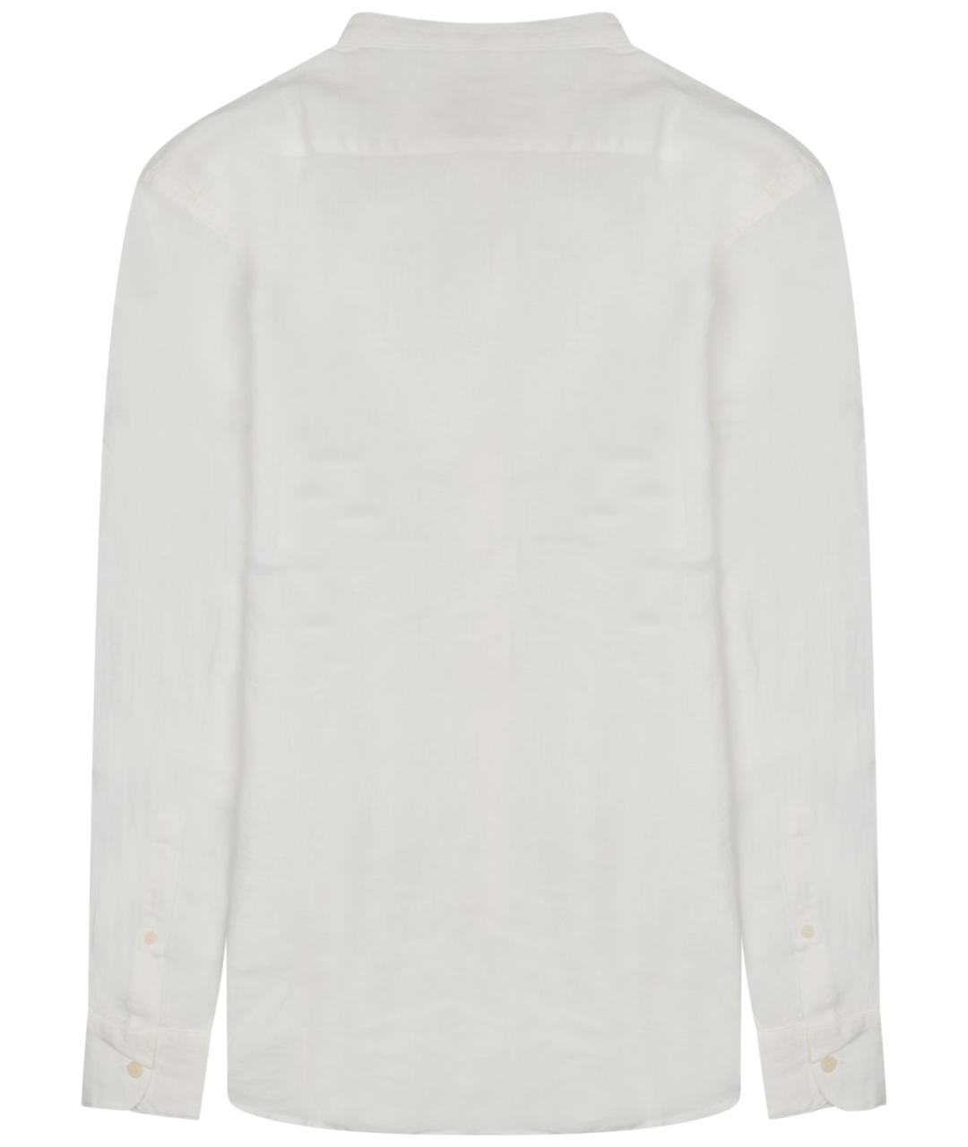 MC2 SAINT BARTH Белая льняная кэжуал рубашка, фото 2