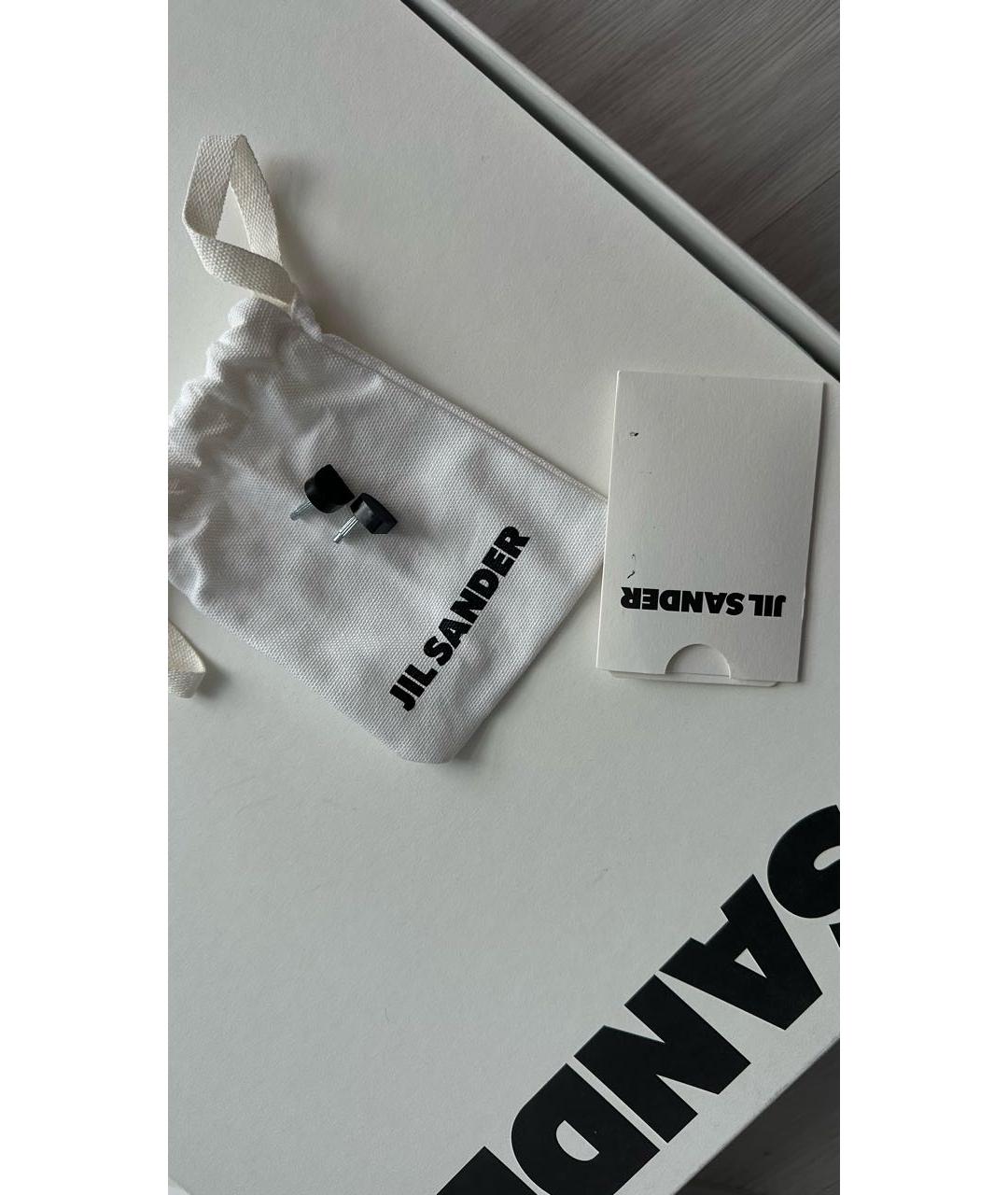 JIL SANDER Черные кожаные ботильоны, фото 8