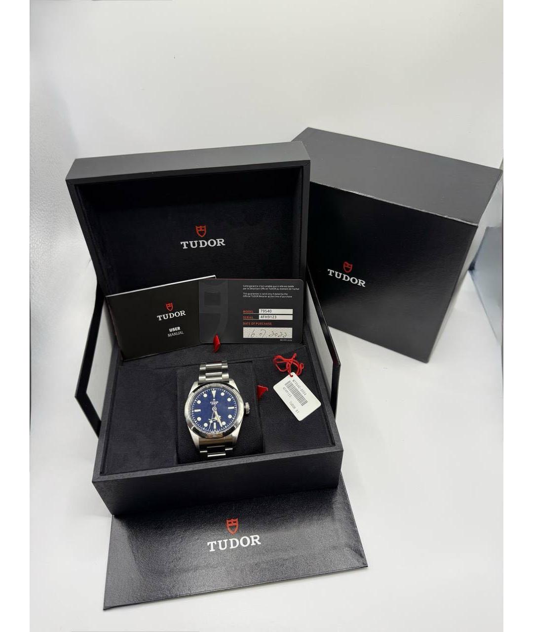 TUDOR Серебряные стальные часы, фото 2