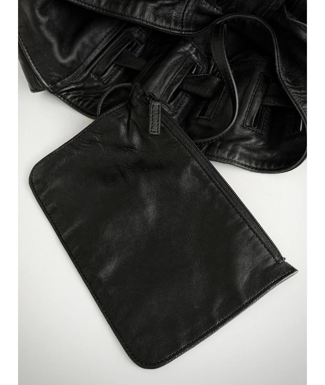 GUCCI Черная кожаная сумка через плечо, фото 5