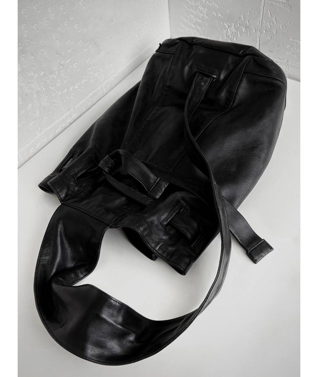 GUCCI Черная кожаная сумка через плечо, фото 3