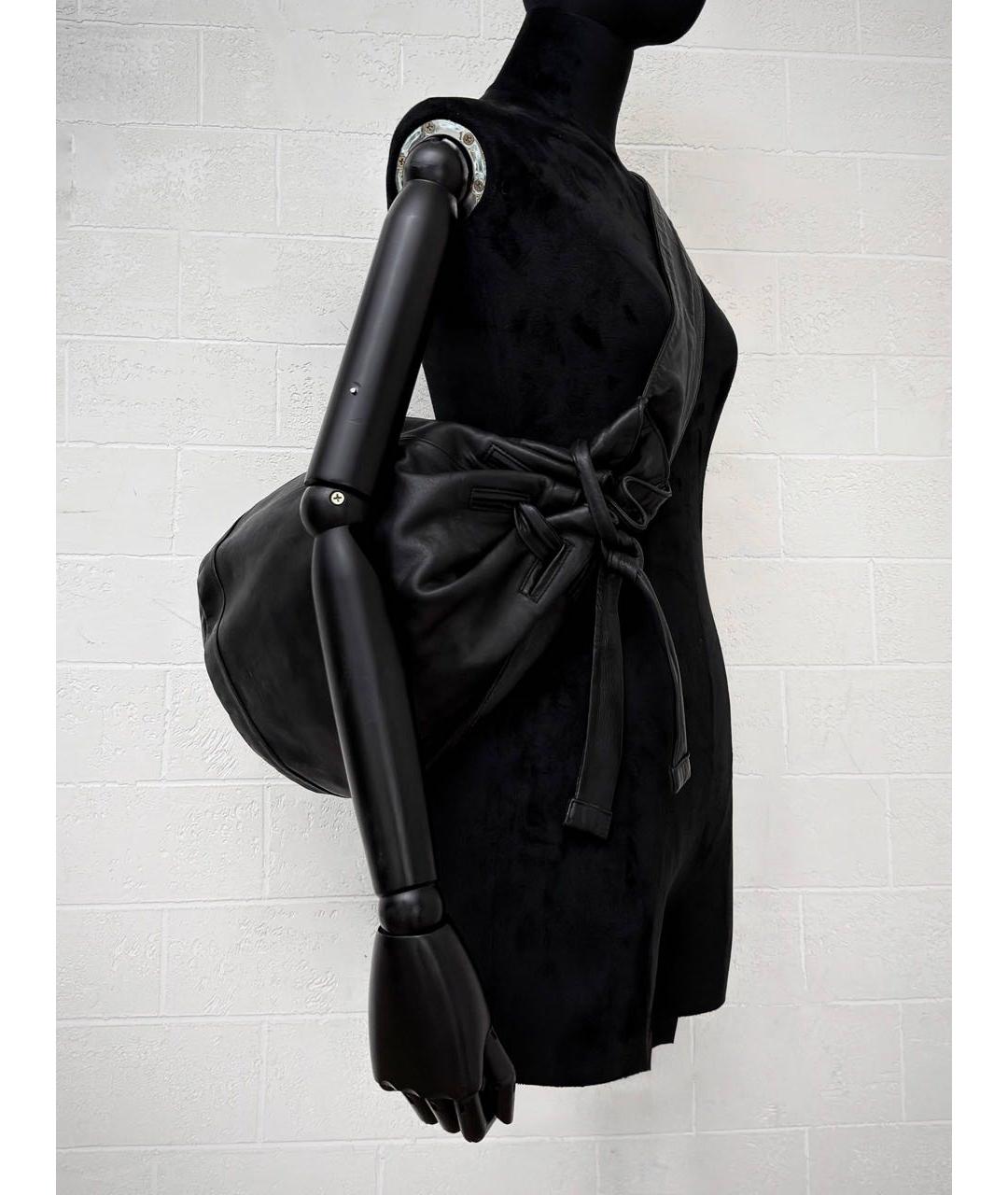 GUCCI Черная кожаная сумка через плечо, фото 4