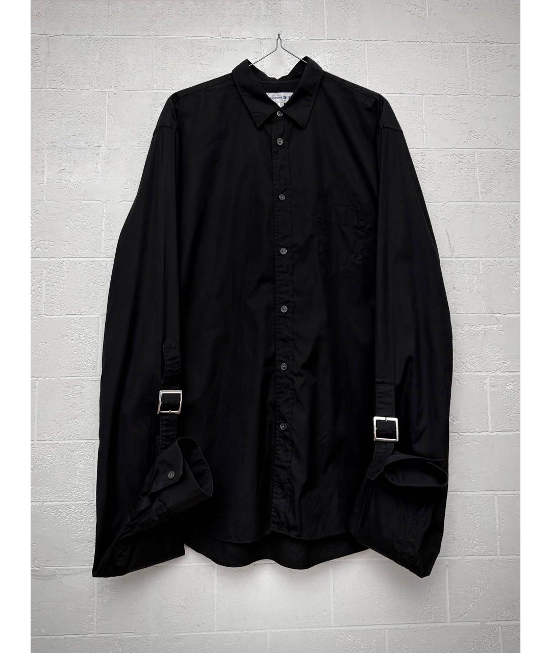 COMME DES GARÇONS Черная хлопковая классическая рубашка, фото 5