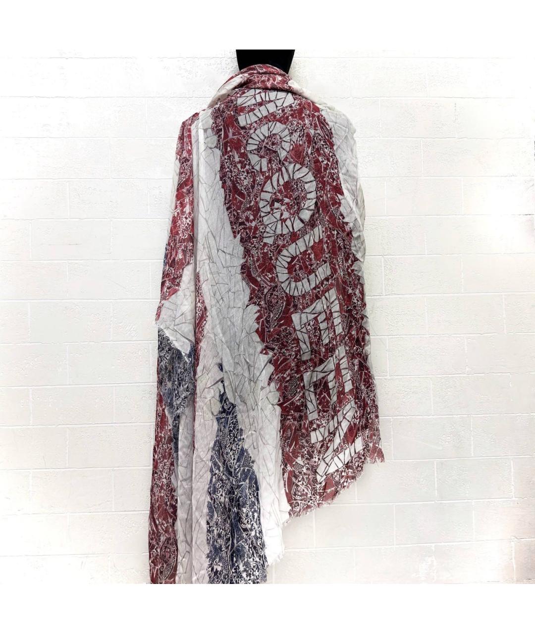 ALEXANDER MCQUEEN Мульти кашемировый шарф, фото 2