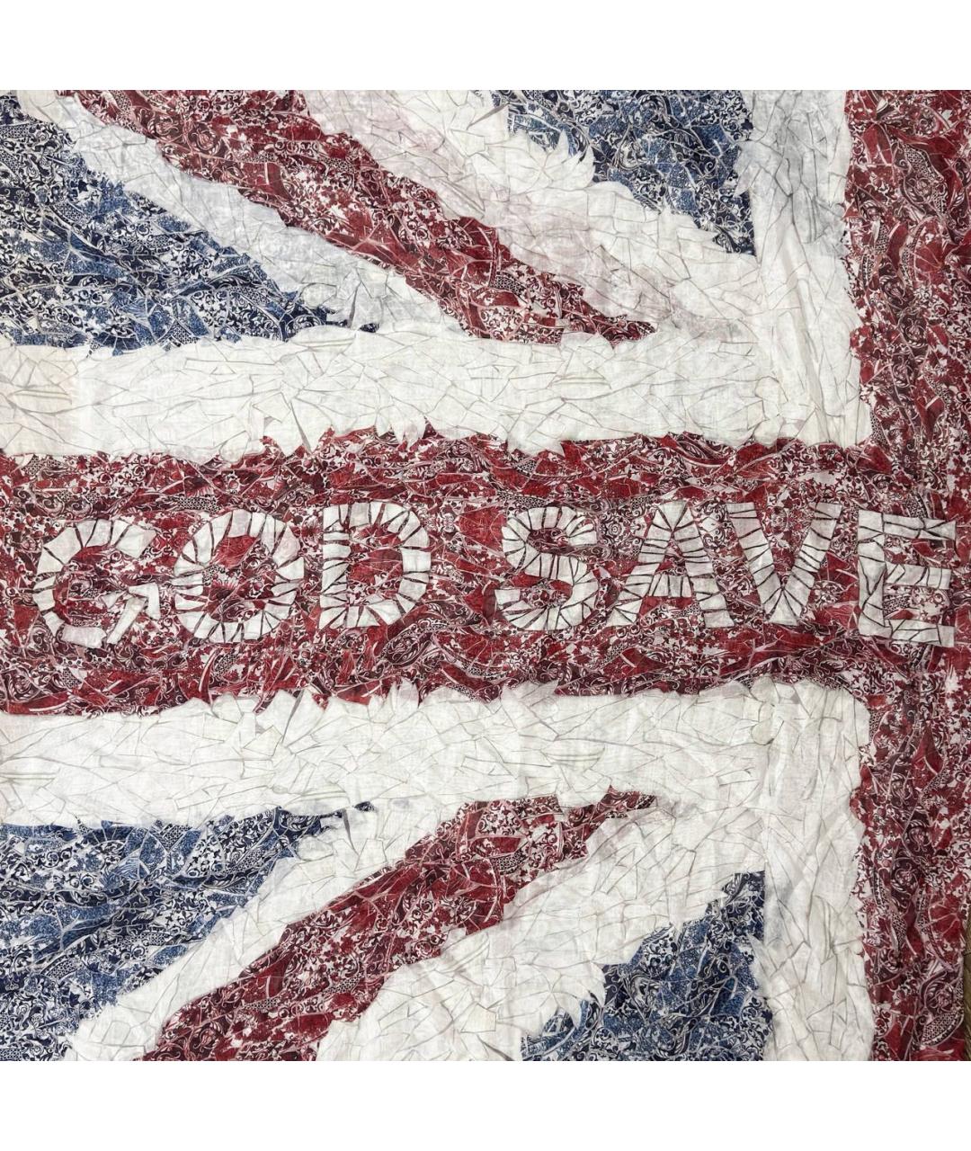 ALEXANDER MCQUEEN Мульти кашемировый шарф, фото 4